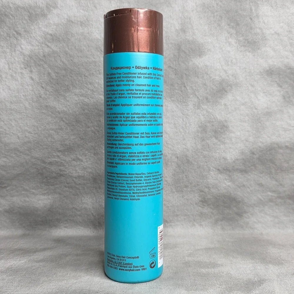 Healthy Sexy Hair Moisturizing Conditioner 10.1 oz‎ w/Soy, Cocoa & Argan Oil